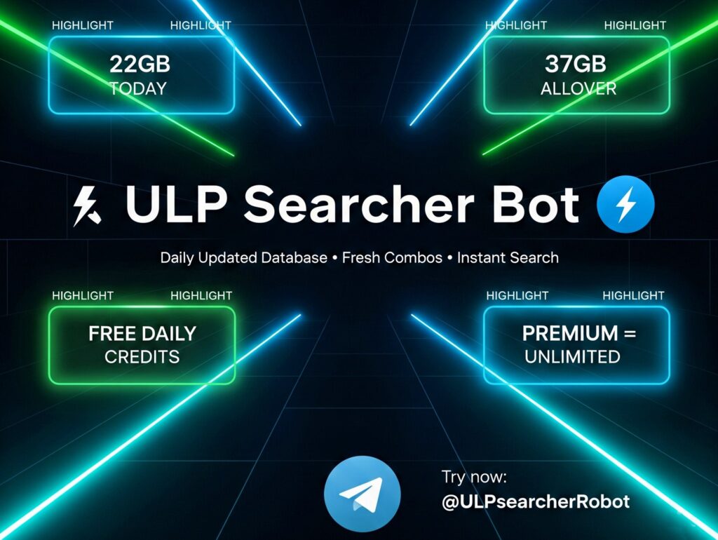 Revolutionize Your Data Discovery:🚀Introducing ULPsearcherRobot – The Ultimate Database Powerhouse on Telegram!